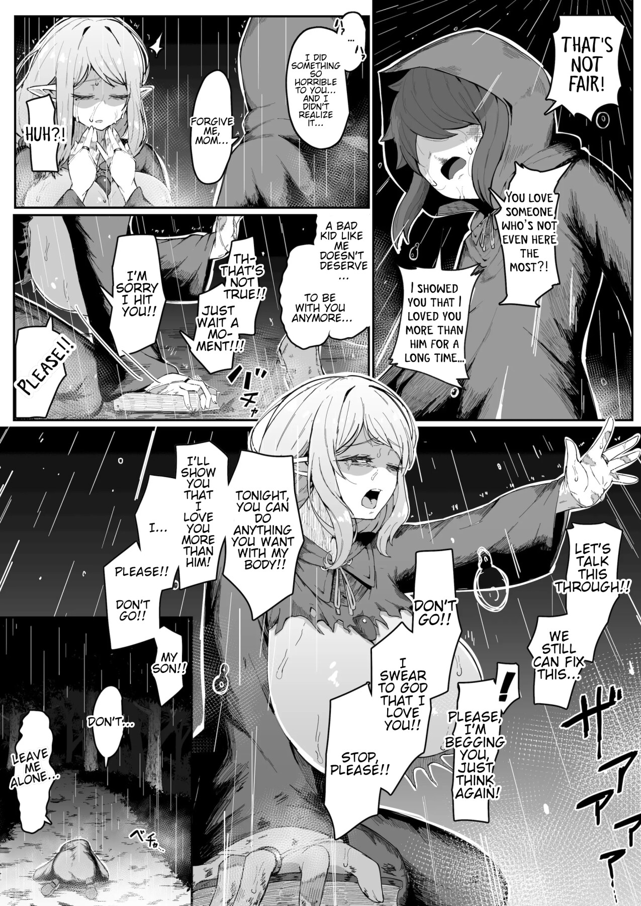 Hentai Manga Comic-Impregnating my elf mother.-Read-27